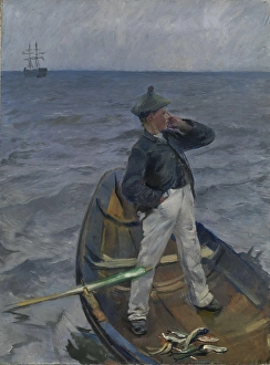 Nordic Prints: The Inshore Channel, 1892. Creator: Christian Krohg