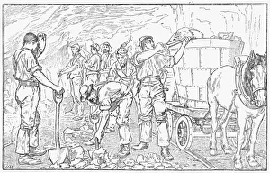 Salt Mine Prints: Inside a Cheshire salt mine, 1889