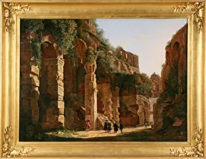 Inside the Colosseum, c. 1823. Creator: Franz Ludwig Catel