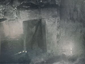 Blubber Collection: Inside Door of Igloo by Light of Blubber Lamps, c1911, (1913). Artist: G Murray Levick