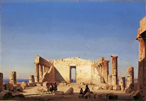 Acropolis Gallery: Inside the Parthenon, 1843