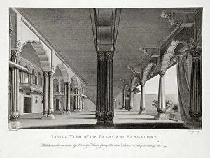 Ornamental Collection: Inside View of the Palace at Bangalore, 1794. Creator: Robert Home