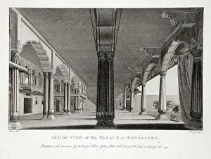 Ornamental Prints: Inside View of the Palace at Bangalore, 1794. Creator: Robert Home