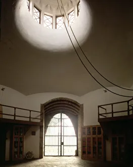 Antoni Gallery: Inside view of the stables pavilion in the Guell House, it was built between 1884 and 1887