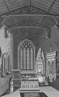 All Saints Church Gallery: Inside View of Unions Chapel in Faringdon Church, 1796. Creator: Unknown