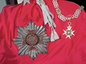 Chain Prints: Insignia of the Order of the Bath, c1955. Creator: Arthur Charles Kirby Ware