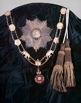The Raj Prints: Insignia of the Order of the Indian Empire, c1955. Creator: Arthur Charles Kirby Ware