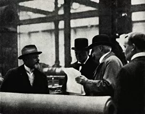 Inspecting an Arms Factory, c1917, (1945). Creator: Unknown