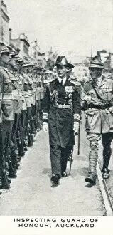 Auckland Gallery: Inspecting Guard of Honour, Auckland, 1927 (1937)