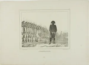 Precision Prints: The Inspection, 1833. Creator: Auguste Raffet