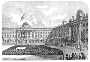 Voluntary Prints: Inspection of Civil Service Volunteers by the Prince of Wales