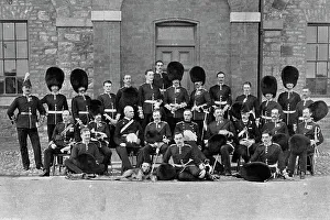 An inspection group of officers of the 1st Scots Guards, 1896. Artist: Robinson & Sons