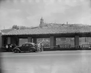 Quarantine Prints: Inspection station on the California-Arizona state line