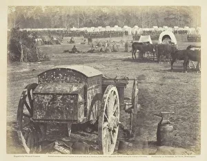 Gardner Alexander Prints: Inspection of Troops at Cumberland Landing, Pamunkey, Virginia, May 1862