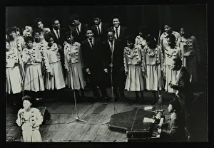 Hatfield Prints: The Inspirational Choir on stage at the Forum Theatre, Hatfield, Hertfordshire, 1985