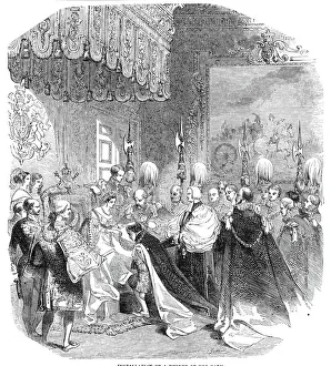 Chain Of Office Gallery: Installation of a Knight of the Bath, 1844. Creator: Unknown