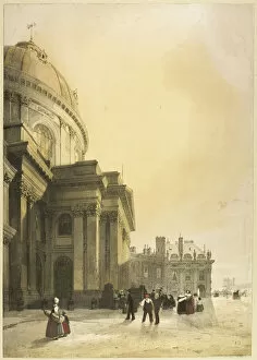 Dome Collection: The Institute, Paris, 1839. Creator: Thomas Shotter Boys