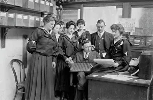 Instructing Yeowomen, between c1915 and c1920. Creator: Bain News Service