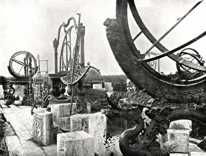 Newnes Prints: Some Instruments on top of the Observatory, Pekin, China, 1895. Creator: W &s Ltd