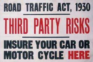 Risk Prints: An insurance poster, 1930