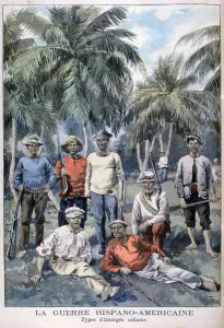 F Meaulle Prints: Insurgent Cubans during the Spanish-American War, 1898. Artist: F Meaulle