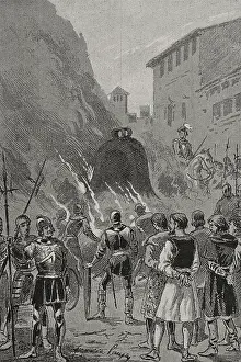 Flame Prints: Insurgents forced to drink the molten liquid of the bells as a punishment