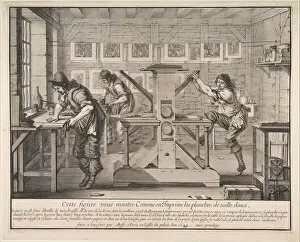 Printmaker Gallery: The Intaglio Printers, 1642. Creator: Abraham Bosse