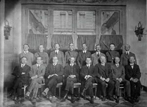 Intelligence Prints: Intelligence chiefs, peace conference. between c1915 and c1920. Creator: Bain News Service