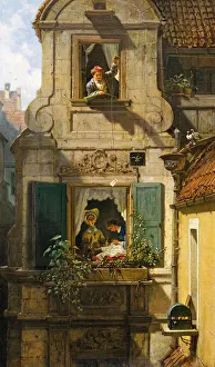 Carl 1808 1885 Prints: The Intercepted Love Letter, ca 1855