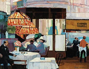 Interiéur de cafe, c 1911. Creator: Goossens, Josse (1876-1929)