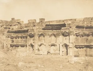 Interieur de l enceinte du Temple de Baalbek (Heliopolis), September 15, 1850