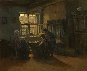 Dining Room Table Prints: Interior, 1878. Creator: Albert Neuhuys