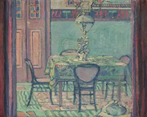 Pietro 1879 1937 Prints: Interior, 1918. Creator: Marussig, Pietro (1879-1937)
