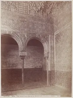 Juan Laurent Prints: Interior of the Alhambra, Granada, c1885. Creator: Juan Laurent