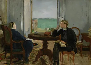 Clark Art Institute Prints: Interior At Arcachon, 1871. Creator: Edouard Manet
