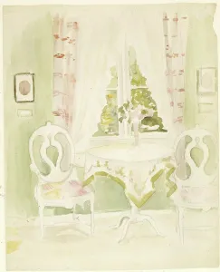 Artists Home Prints: Interior from the artist's home, c1890s. Creator: Albert Edelfelt
