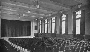 Auditorium Gallery: Interior of the auditorium, David Worth Dennis Junior High School, Richmond, Indiana, 1922