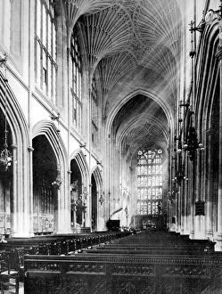 Images Dated 19th June 2008: Interior, Bath Abbey, Somerset, 1924-1926.Artist: Humphrey Joel