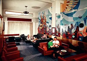Seat Prints: Interior, c1960s. Creator: Arthur Charles Kirby Ware