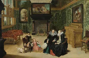 Salon Prints: Interior, called Rubens salon'