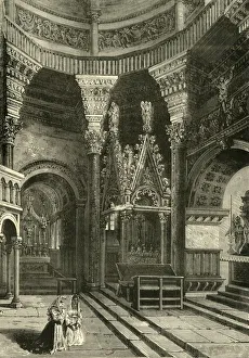 4th Century Prints: Interior of the Cathedral of Spalatro (Formerly Temple of the Palace of Diocletian), 1890
