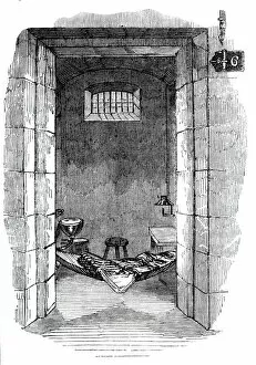 Islington Gallery: Interior of cell, 1842. Creator: Unknown