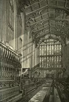 Sir Hc Maxwell Lyte Gallery: Interior of the Chapel, 1875, (1911). Creator: Unknown