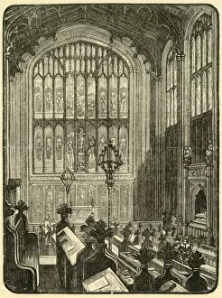 Interior of the Chapel, 1898. Creator: Unknown