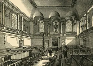 North London Prints: Interior of the Chapel of the Foundling Hospital, c1876. Creator: Unknown