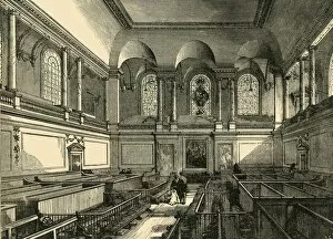 Orphanage Gallery: Interior of the Chapel of the Foundling Hospital, c1876. Creator: Unknown