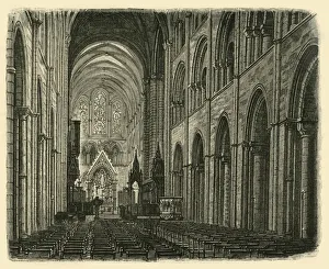 Interior of Chichester Cathedral, Looking East, 1898. Creator: Unknown