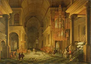 Palamedesz Anthonie Prints: Interior of a Church Built in the Late-Renaissance Style