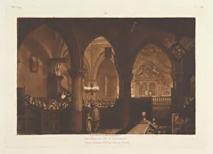 Interior of a Church (Liber Studiorum, part XIV, plate 70), January 1, 1819