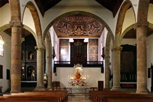 Canary Islands Prints: Interior, Church of Nuestra Senora de la Concepcion